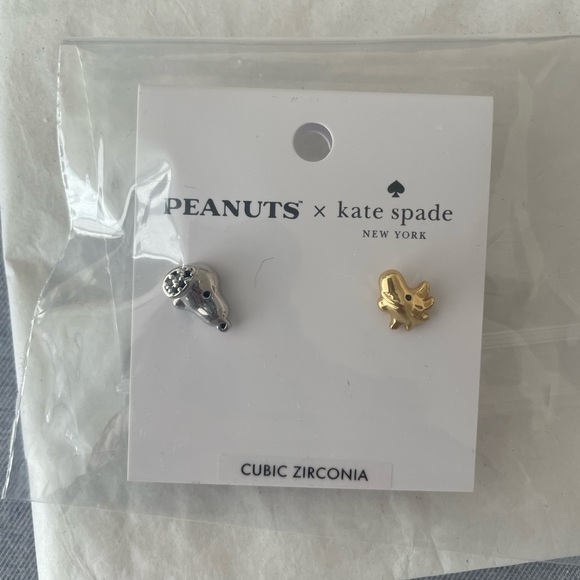 Peanuts X Kate Spade snoopy/woodstock earrings - Picture 1 of 3